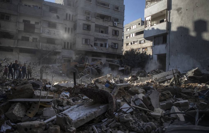 Израиль нанес удар по офису службы внутренней безопасности ХАМАС в секторе Газа

