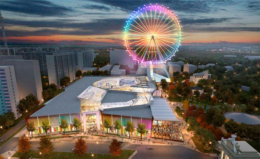 Открытие крупнейшего колеса обозрения Европы в Москве