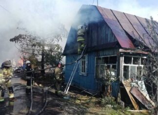 В Свердловской области сгорели 13 садовых домов