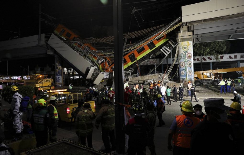 Власти Мексики объявили трехдневный траур в связи с катастрофой в метро
