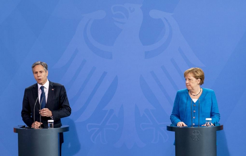 Блинкен призвал Меркель "снизить риски" для Киева от "Северного потока - 2"

