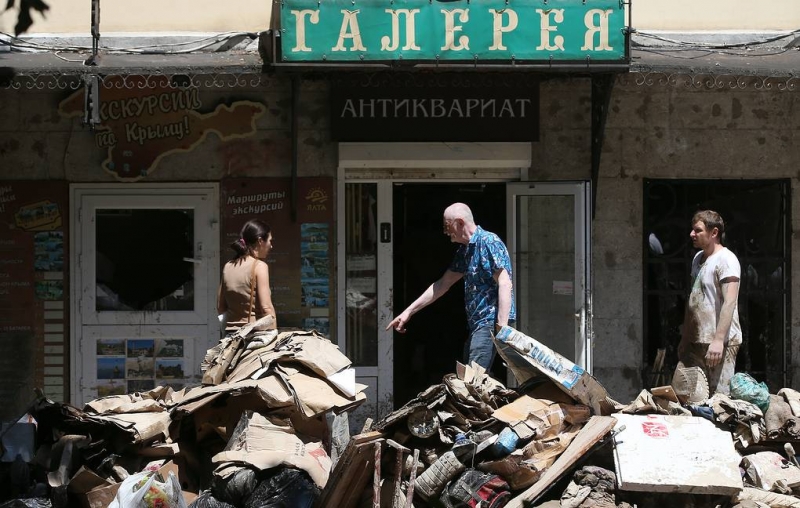 Число пострадавших от последствий ливней в Ялте выросло до 49