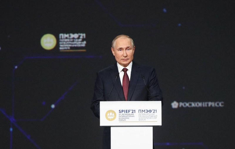 Европе - газ, иностранцам - вакцину.

Выступление Путина на пленарном заседании ПМЭФ