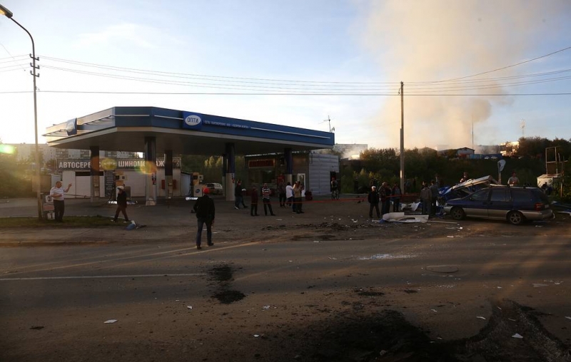 Медики рассказали о состоянии пострадавших после пожара на автозаправке в Новосибирске