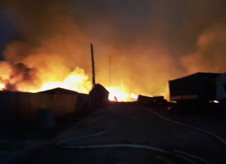 Лесной пожар в Марий Эл перекинулся на постройки