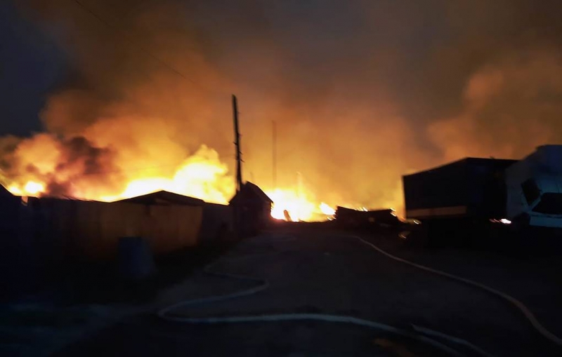 Лесной пожар в Марий Эл перекинулся на постройки