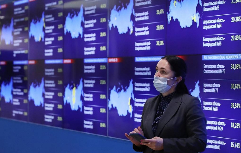 Явка на выборах в Госдуму по России составила 31,51% на 20:00 мск

