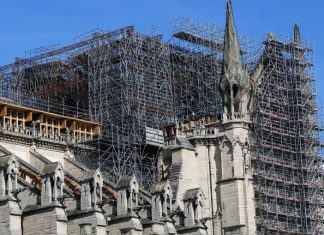 Работы по укреплению конструкции собора Нотр-Дам завершены