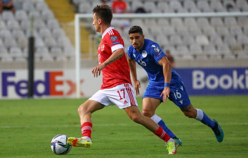 Российские футболисты обыграли киприотов в матче отборочного турнира чемпионата мира

