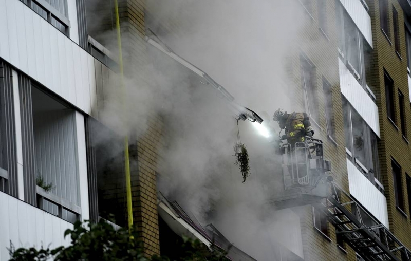 В Швеции 23 человека попали в больницу после взрыва в жилом доме