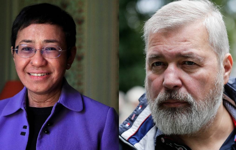 Нобелевскую премию мира получили главред "Новой газеты" и журналистка с Филиппин