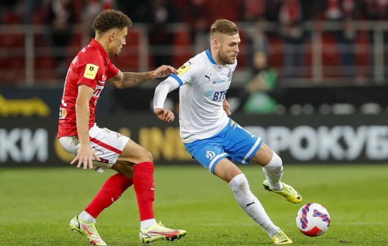 "Спартак" в компенсированное время вырвал ничью в матче РПЛ с "Динамо"