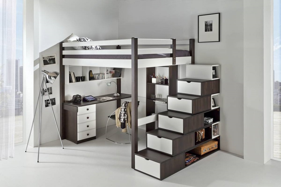 Кровать-чердак: виды, преимущества