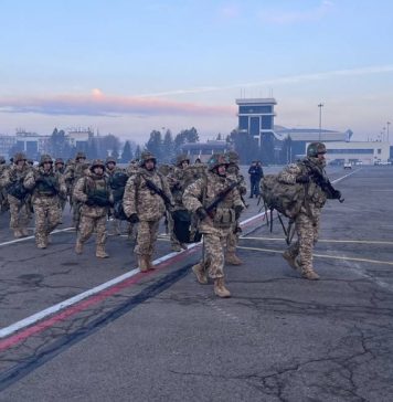 Миротворцы из Армении, Таджикистана и Киргизии покинули Алма-Ату