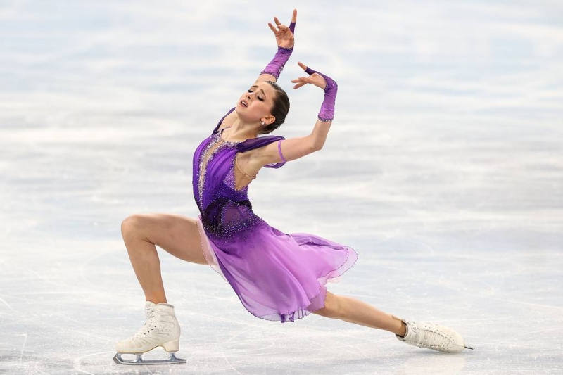 На характере.
Фигуристка Валиева лидирует после короткой программы на Олимпиаде