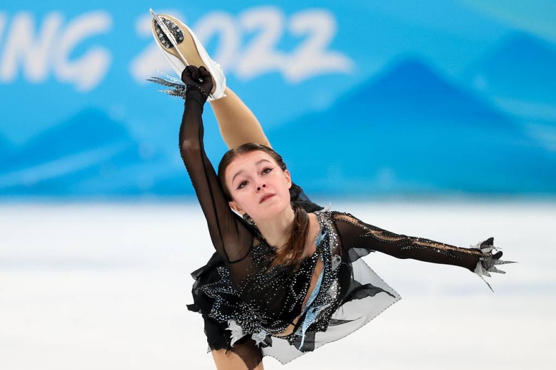 На характере.
Фигуристка Валиева лидирует после короткой программы на Олимпиаде