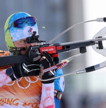 Российские биатлонисты завоевали бронзовые медали Олимпийских игр в эстафетной гонке