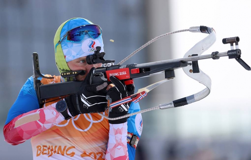 Российские биатлонисты завоевали бронзовые медали Олимпийских игр в эстафетной гонке

