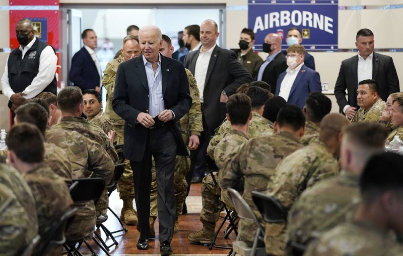 Байден допустил, что военные США побывают на Украине

