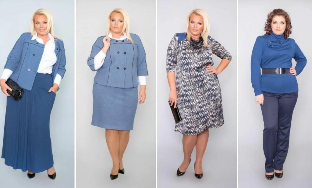 Стильная женская одежда для пышных дам