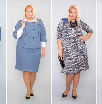 Стильная женская одежда для пышных дам