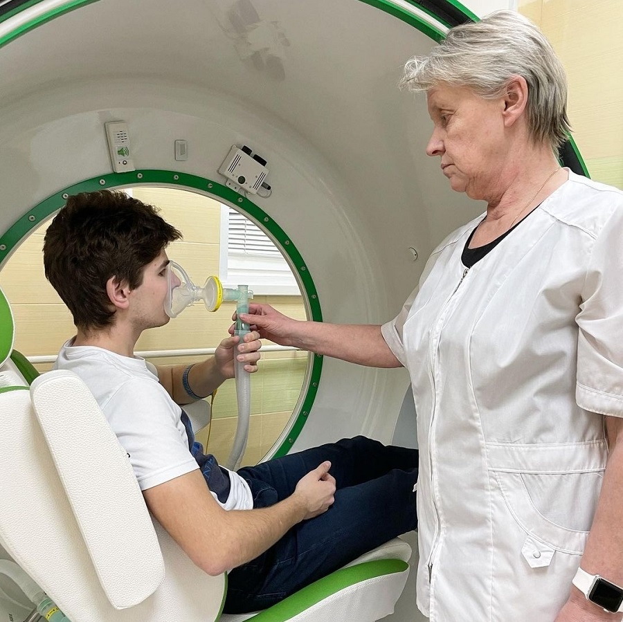 Метод ГБО (гипербарическая оксигенация)  — лечение кислородом под повышенным давлением