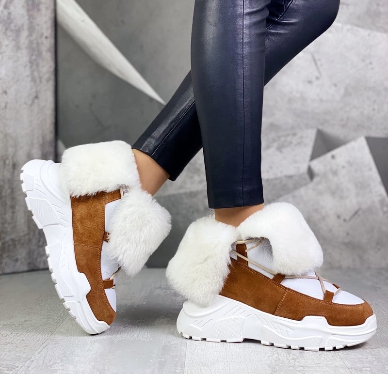 С чем носить женские зимние ботинки