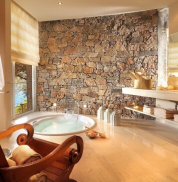 Природный камень в интерьере