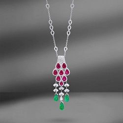 Подвеска с рубинами: роскошь и символизм драгоценного камня