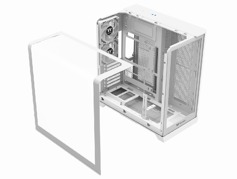 «Аквариум» для ПК, но по-новому. Представлен корпус Thermaltake View 390 TG со стеклянной панелью, закрывающей сразу боковую и верхнюю грани