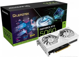 Белая видеокарта начального класса. Leadtek представила GeForce RTX 5060 Hurricane
