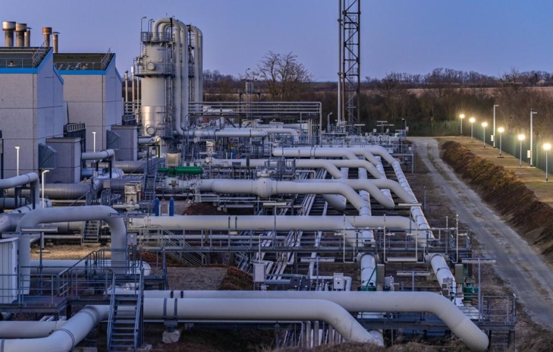 "Газпром" сообщил о рекордных темпах отбора газа из подземных хранилищ в Европе