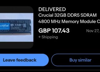 Оперативная память — новое золото: в США пользователь заказал комплект памяти DDR5, но получил пустую коробку