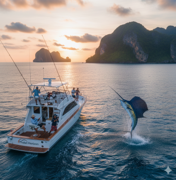 Морская рыбалка на Пхукете: идеальный трофей для каждого.
