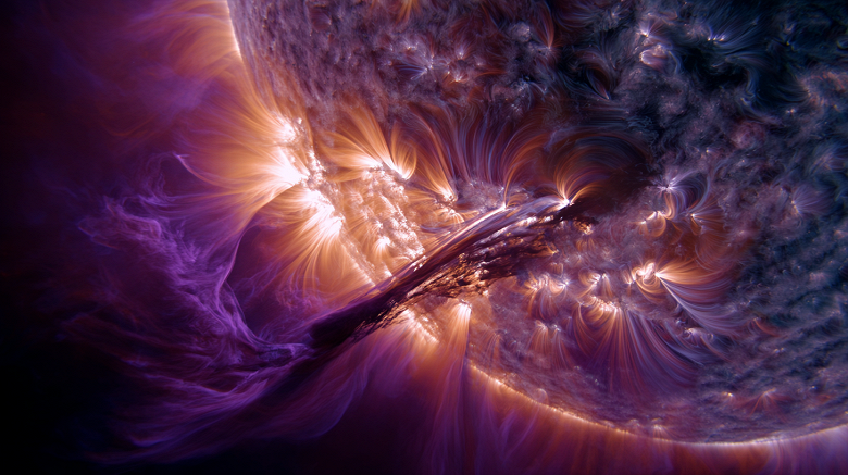 До Земли быстро дошли потоки из корональной дыры: геомагнитные бури начались раньше срока