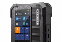 Это мобильный миниПК-NAS с аккумулятором и большим экраном. UnifyDrive UP6 позволяет установить шесть SSD и до 96 ГБ ОЗУ