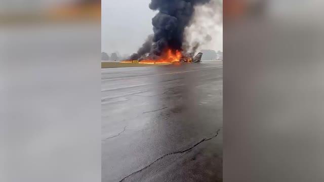 Fox: в США разбился бизнес-джет Cessna 550