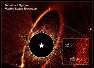 «Хаббл» зафиксировал сразу два столкновения крупных тел в планетной системе Фомальгаута