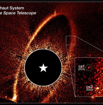«Хаббл» зафиксировал сразу два столкновения крупных тел в планетной системе Фомальгаута