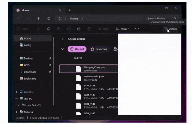 Очередной баг в Windows «слепит» пользователей. В тёмной теме при открытии «Проводника» окно может сначала отображать белое поле