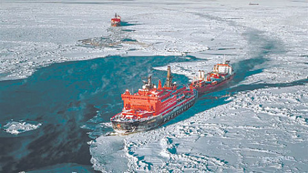 4. Первый транзитный рейс из Китая в Европу прошел по Северному морскому пути