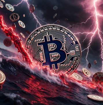 Биткойн резко обрушился, потянув весь крипторынок вниз: волна ликвидаций