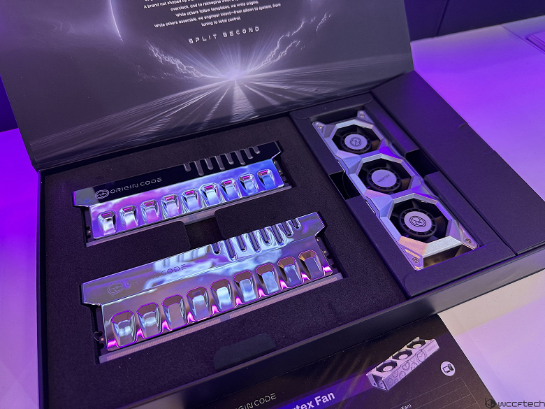 Для этой памяти нужна целая коробка. Origin Code привезла на CES 2026 ОЗУ Vortex с отдельным блоком активного охлаждения