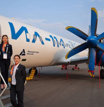 Ил-114-300 совершил первый зарубежный демонстрационный полет