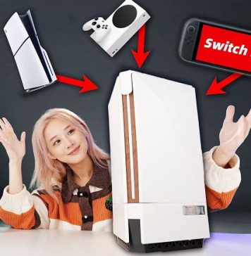 Китайская энтузиастка создала консоль, объединяющую в общем корпусе PS5, Xbox Series X и Nintendo Switch 2