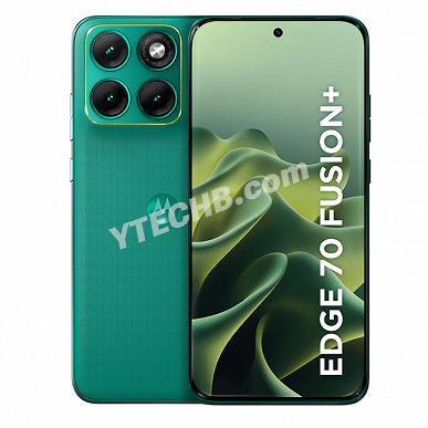 7000 мАч, 68 Вт, IP69 и имитация льна. Опубликованы качественные рендеры Motorola Edge 70 Fusion+