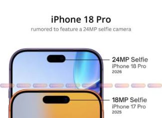 Ещё один резкий скачок: iPhone 18 Pro и iPhone 18 Pro Max перейдут с 18 Мп на 24 Мп во фронтальной камере