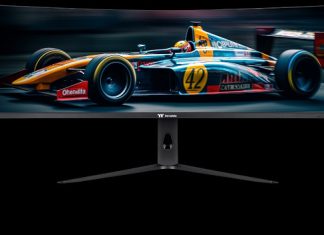 Это даже не 21:9, а 32:9. Thermaltake представила ультраширокоформатный монитор TGM-V49CDQ