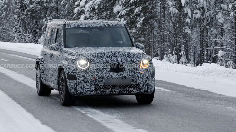 Самый маленький Mercedes-Benz G-класса засняли на тестах — мини-внедорожник может получить бензиновый мотор