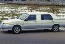 Телевизор, кожа и холодильник в «Ладе»: в России обнаружили «живую» уникальную растянутую версию ВАЗ-21099 — «Амадео-500»